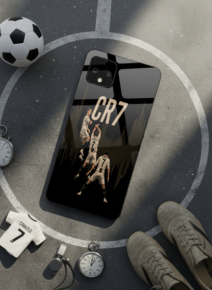 Air CR7 Premium Glass Back Cover For Google Pixel 7,8,9,10 Series