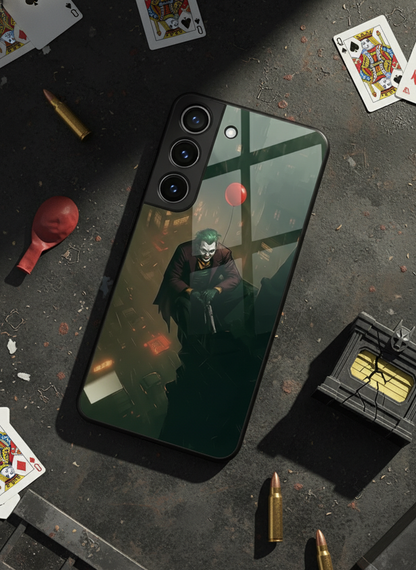 I am Joker Premium Glass Back Cover For Galaxy S, A, M & F Series