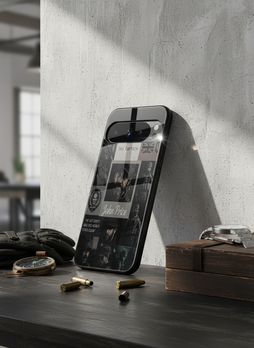 Captain's Creed Premium Glass Back Cover For Google Pixel 7,8,9,10 Series