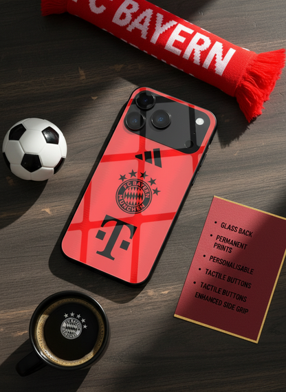 Red Armor Premium Glass Back Cover For iPhone 11-17 Models