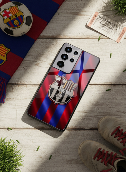 Royal Rivalry Premium Glass Back Cover For Galaxy S, A, M & F Series