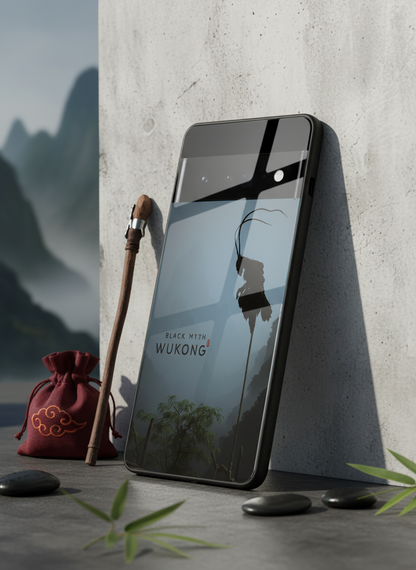 BMW-Black Myth Wukong Premium Glass Back Cover For Google Pixel 7,8,9,10 Series