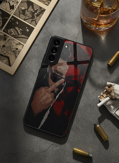 No Limits Premium Glass Back Cover For Galaxy S, A, M & F Series