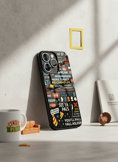 F.R.I.E.N.D.S Premium Glass Back Cover For iPhone 11-17 Models